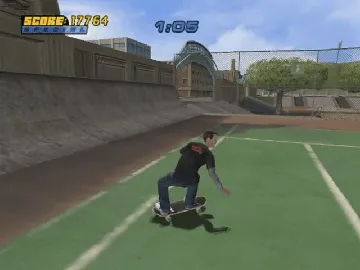 Tony Hawk's Pro Skater 4 screen shot game playing